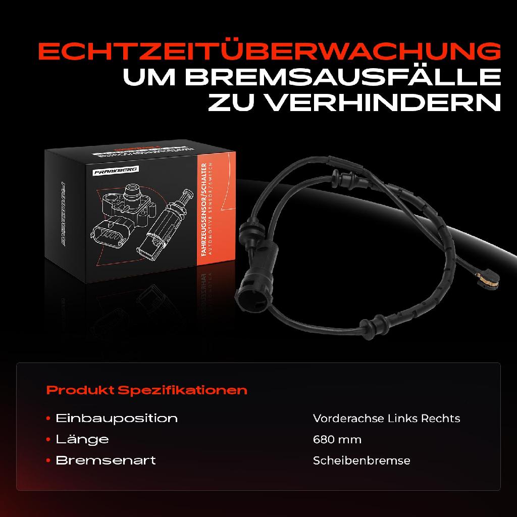 1x Warnkontakt Bremsbelagverschleiß Vorderachse für Opel Signum Vectra C CC Fiat Croma