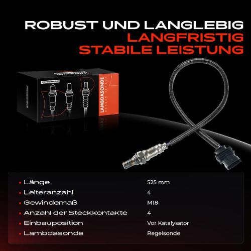 Frankberg 1x Lambdasonde Regelsonde Vor Katalysator für Opel Astra J P10 Corsa D E Insignia A Zafira Bild Frankberg 1x Lambdasonde Regelsonde Vor Katalysator für Opel Astra J P10 Corsa D E Insignia A Zafira