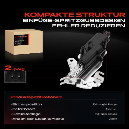1x Heckklappenschloss für Ford Fiesta V Van JD JH Fusion JU Bild 1x Heckklappenschloss für Ford Fiesta V Van JD JH Fusion JU