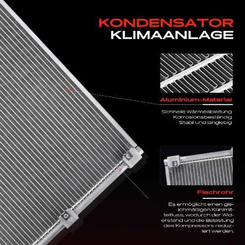 Frankberg 1x Kondensator Klimaanlage für Toyota Land Cruiser 100 FZJ1 UZJ1 J1 4.7L 2000-2007 Bild Frankberg 1x Kondensator Klimaanlage für Toyota Land Cruiser 100 FZJ1 UZJ1 J1 4.7L 2000-2007