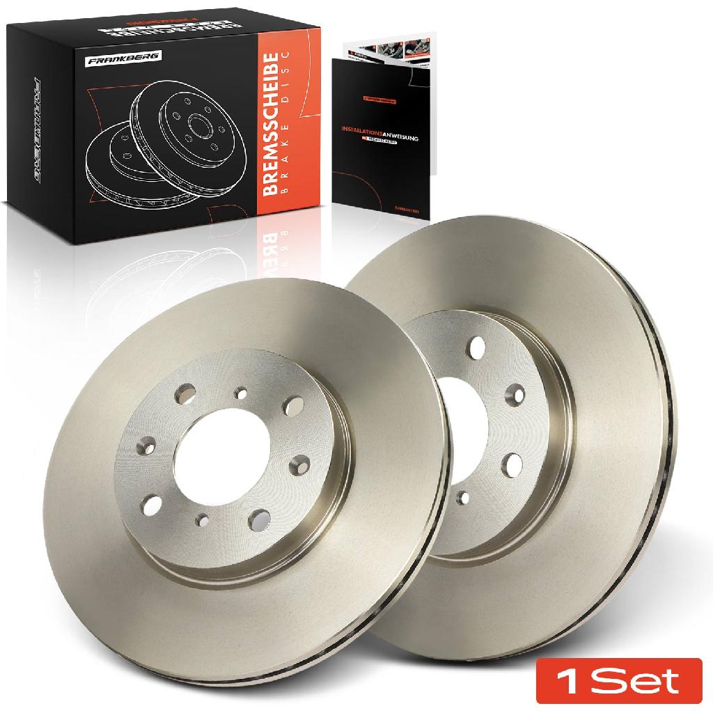 2x Bremsscheiben Vorderachse für Opel Agila (B) Suzuki Splash Swift III Vauxhall MK II Bj ab 2005