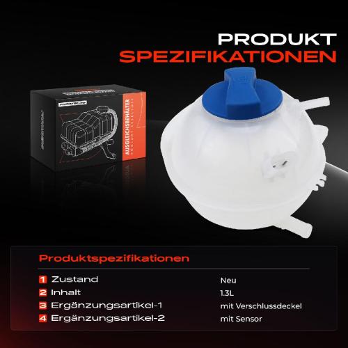 Frankberg 1x Ausgleichsbehälter Kühlmittelbehälter für VW LT 28-35 II LT 28-46 II 2.3L 2.5L 1996-2006 Bild Frankberg 1x Ausgleichsbehälter Kühlmittelbehälter für VW LT 28-35 II LT 28-46 II 2.3L 2.5L 1996-2006