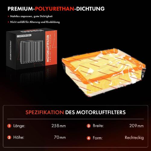 1x Luftfilter Filtereinsatz für Fiat Talento Bus Kasten Nissan NV300 Opel Vivaro B Kasten Bild 1x Luftfilter Filtereinsatz für Fiat Talento Bus Kasten Nissan NV300 Opel Vivaro B Kasten