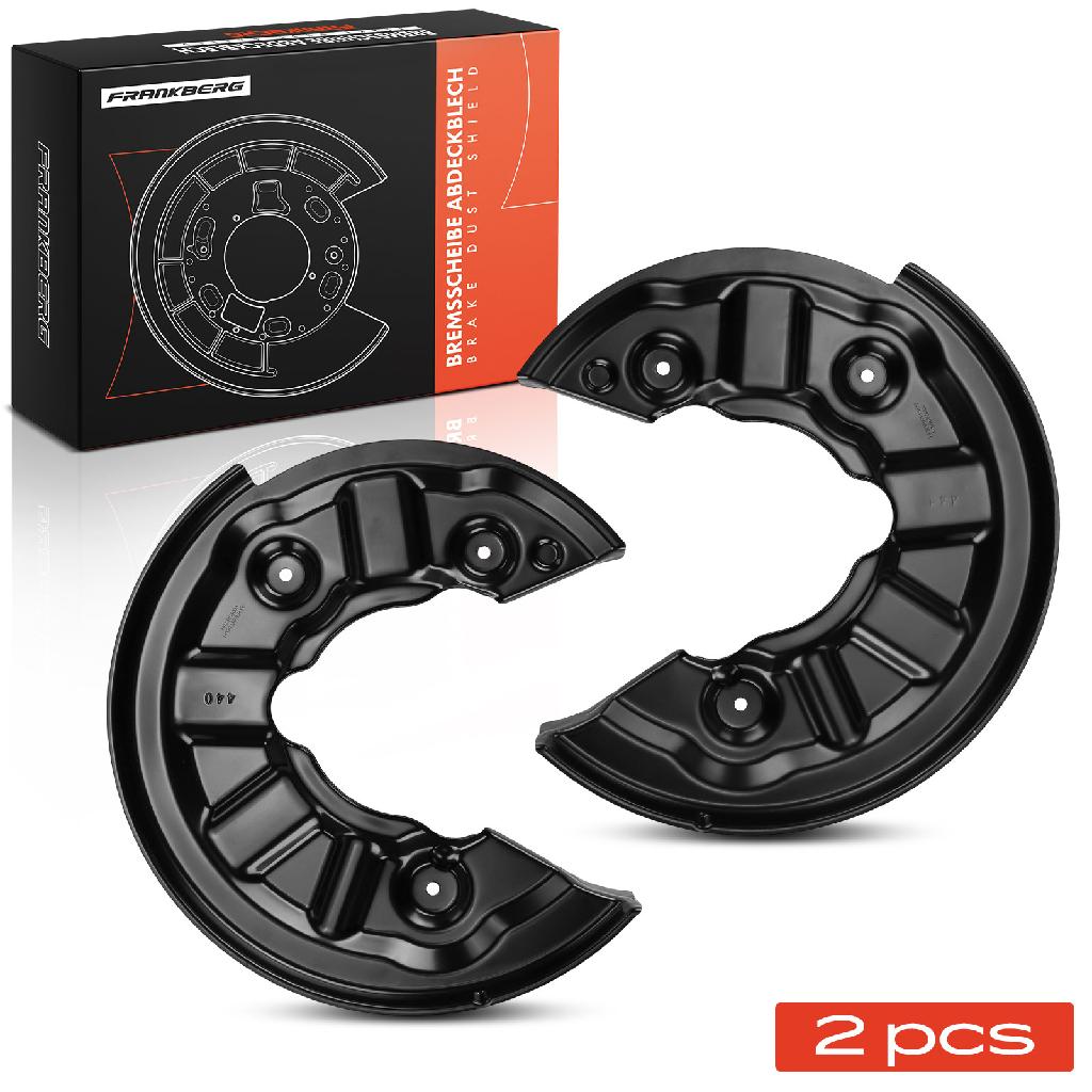 2x Ankerblech Bremsscheibe Hinterachse Beidseitig für VW Golf 7 Audi A3 8V Seat Skoda