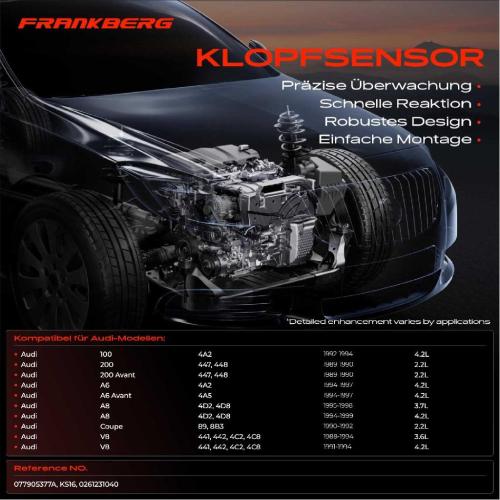 1x Klopfsensor Klopfgeber für Audi A6 4A A8 4D V8 4C 100 200 Coupe 1988-1998 Bild 1x Klopfsensor Klopfgeber für Audi A6 4A A8 4D V8 4C 100 200 Coupe 1988-1998