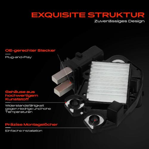 1x Lichtmaschinenregler Generatorregler für Nissan Interstar Bus Primastar Movano Bild 1x Lichtmaschinenregler Generatorregler für Nissan Interstar Bus Primastar Movano