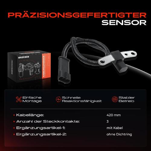 1x Kurbelwellensensor Impulsgeber für Jeep Cherokee XJ Wrangler II TJ 2.5L 4.0L Bild 1x Kurbelwellensensor Impulsgeber für Jeep Cherokee XJ Wrangler II TJ 2.5L 4.0L
