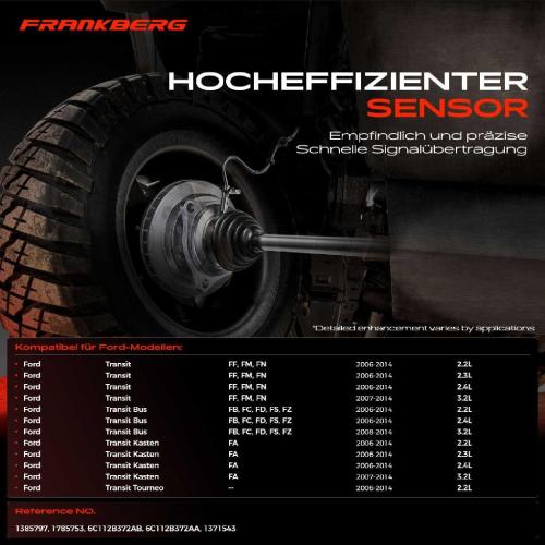 2x ABS Sensor Vorne Rechts für Ford Transit Bus Kasten Tourneo 2.2L 2.3L 2.4L 3.2L 2006-2014 Bild 2x ABS Sensor Vorne Rechts für Ford Transit Bus Kasten Tourneo 2.2L 2.3L 2.4L 3.2L 2006-2014