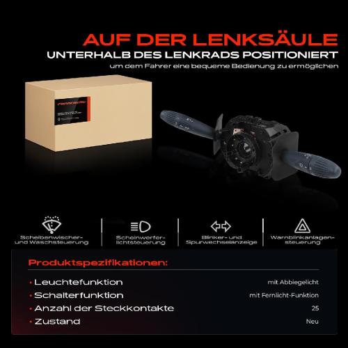 1x Kombischalter Lenkstockschalter für Fiat Doblo 119 223 Kasten MPV 2001-2003 Bild 1x Kombischalter Lenkstockschalter für Fiat Doblo 119 223 Kasten MPV 2001-2003