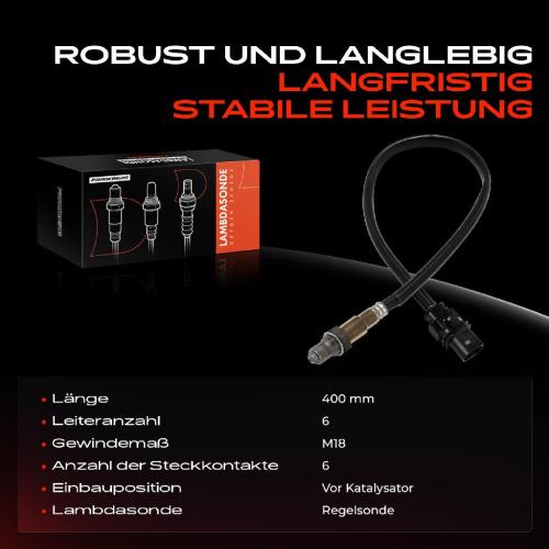1x Lambdasonde Regelsonde Vor Katalysator für Audi A5 8T3 A6 4F2 4F5 C6 S5 S6 Alfa Romeo 156 932 Bild 1x Lambdasonde Regelsonde Vor Katalysator für Audi A5 8T3 A6 4F2 4F5 C6 S5 S6 Alfa Romeo 156 932