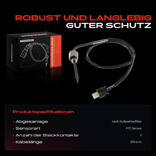 1x Abgastemperatursensor für Mercedes-Benz X166 W166 C292 L4 2.1L 3.0L Bild 1x Abgastemperatursensor für Mercedes-Benz X166 W166 C292 L4 2.1L 3.0L
