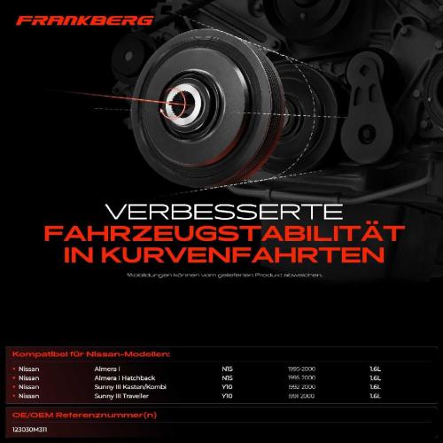 1x Riemenscheibe Kurbelwelle für Nissan Almera I N15 Almera I Hatchback 1995-2000 Bild 1x Riemenscheibe Kurbelwelle für Nissan Almera I N15 Almera I Hatchback 1995-2000
