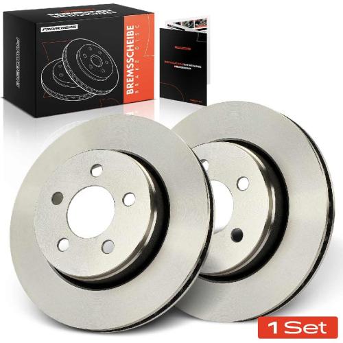 2x Bremsscheiben Vorderachse für Dodge Nitro Jeep Cherokee KK Compass MK49 2006-2013 Bild 2x Bremsscheiben Vorderachse für Dodge Nitro Jeep Cherokee KK Compass MK49 2006-2013