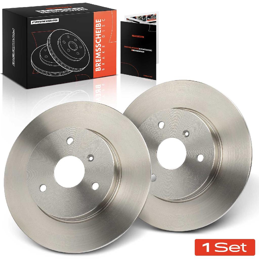 2x Bremsscheiben Vorderachse für KIA Besta Bus Smart Cabrio City-Coupe Crossblade Fortwo Coupe Roadster