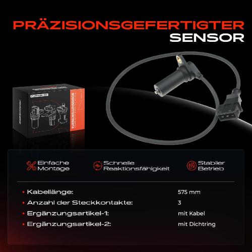 Frankberg 1x Kurbelwellensensor Impulsgeber für VW Golf III IV Polo 6N Passat 3B Audi A4 8D A6 Bild Frankberg 1x Kurbelwellensensor Impulsgeber für VW Golf III IV Polo 6N Passat 3B Audi A4 8D A6