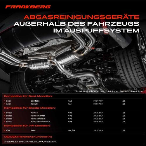 1x Krümmerkatalysator für VW Polo 9A 9N Seat Cordoba Skoda Fabia I 6Y 2002-2004 Bild 1x Krümmerkatalysator für VW Polo 9A 9N Seat Cordoba Skoda Fabia I 6Y 2002-2004