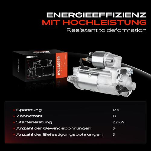 Frankberg 1x Anlasser Starter für Volvo S60 II S80 S90 V40 Cross Country Schrägheck V60 I V70 III V90 Kombi Bild Frankberg 1x Anlasser Starter für Volvo S60 II S80 S90 V40 Cross Country Schrägheck V60 I V70 III V90 Kombi
