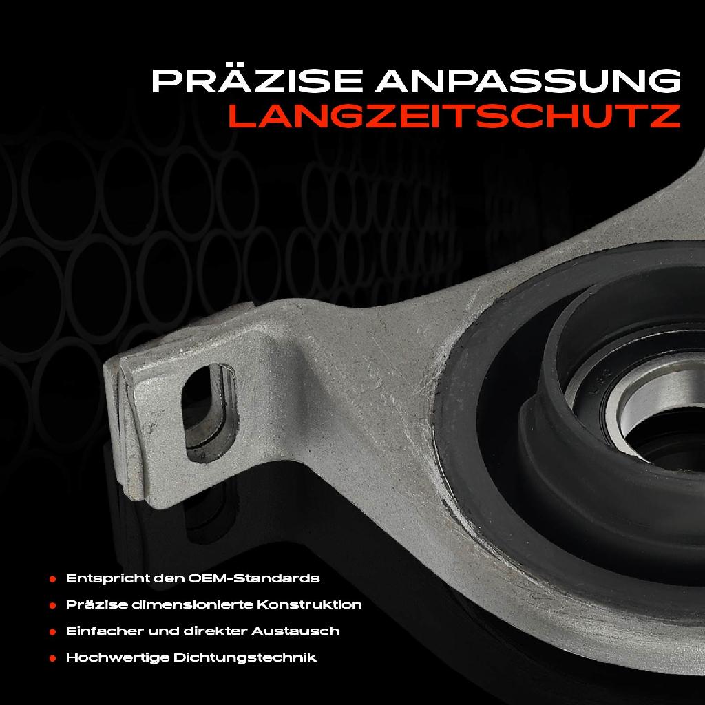 1x Lagerung Gelenkwelle Kardanwellenlager für Mercedes-Benz Viano Vito Bus W639