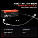 1x Bremsschlauch Bremsschläuche Hinterachse Rechts für KIA Soul II PS Bj ab 2014