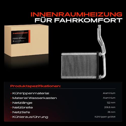 1x Wärmetauscher Innenraumheizung für Fiat Sedici FY Suzuki Swift III/ IV FZ NZ SX4 Bild 1x Wärmetauscher Innenraumheizung für Fiat Sedici FY Suzuki Swift III/ IV FZ NZ SX4