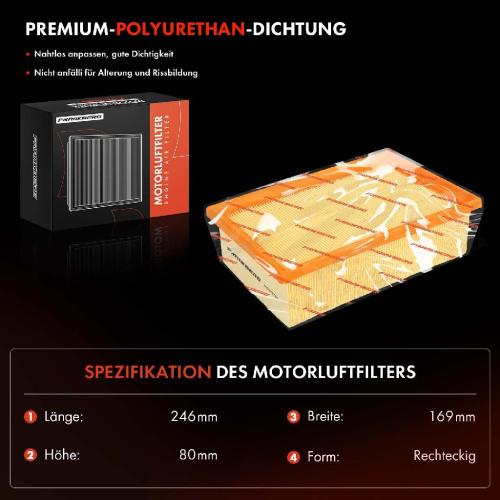 1x Luftfilter Filtereinsatz für Peugeot 307 3A/C 2A/C 3B 3E 3H Citroen C4 LA LC LR Bild 1x Luftfilter Filtereinsatz für Peugeot 307 3A/C 2A/C 3B 3E 3H Citroen C4 LA LC LR