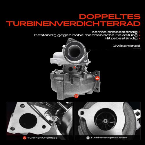 Frankberg 1x Abgasturbolader für Audi A4 8K2 A4 Allroad 8KH A4 Avant 8K5 A5 8T3 A5 Cabriolet 8F7 A5 Sportback 8TA Seat Bild Frankberg 1x Abgasturbolader für Audi A4 8K2 A4 Allroad 8KH A4 Avant 8K5 A5 8T3 A5 Cabriolet 8F7 A5 Sportback 8TA Seat