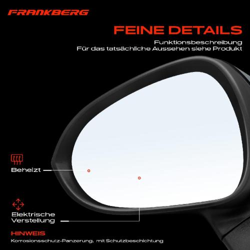 1x Außenspiegel Links für Seat Ibiza IV ST 6J5 6P1 6J1 6P5 6J8 6P8 2008-2017 Bild 1x Außenspiegel Links für Seat Ibiza IV ST 6J5 6P1 6J1 6P5 6J8 6P8 2008-2017