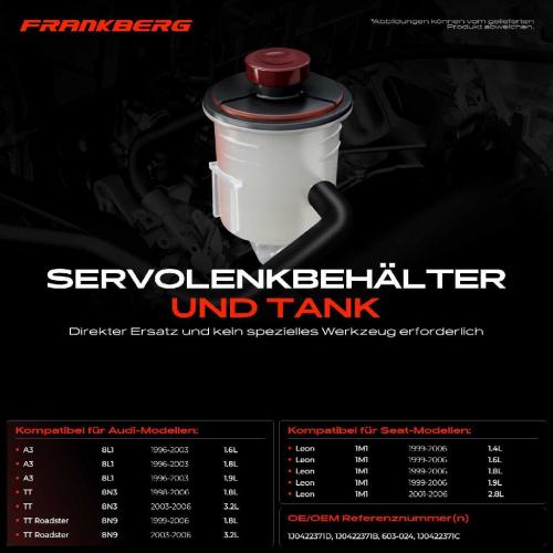 1x Ausgleichsbehälter Servolenkung für VW Golf IV 1J Polo Audi A3 8L TT Bild 1x Ausgleichsbehälter Servolenkung für VW Golf IV 1J Polo Audi A3 8L TT
