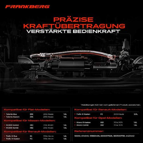 1x Seilzug Feststellbremse Hinterachse links für Opel Vivaro B X82 Fiat Talento Renault Bild 1x Seilzug Feststellbremse Hinterachse links für Opel Vivaro B X82 Fiat Talento Renault