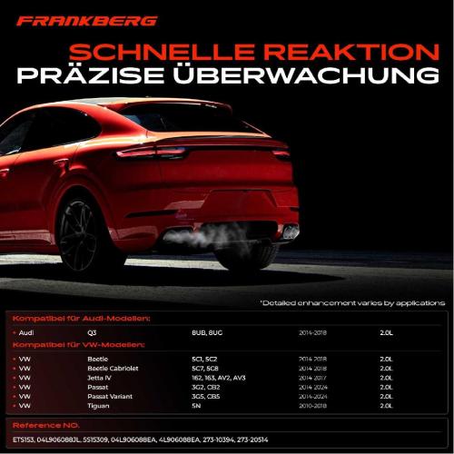 Frankberg 1x Abgastemperatursensor für VW Passat Jetta Beetle Audi Q3 Bild Frankberg 1x Abgastemperatursensor für VW Passat Jetta Beetle Audi Q3