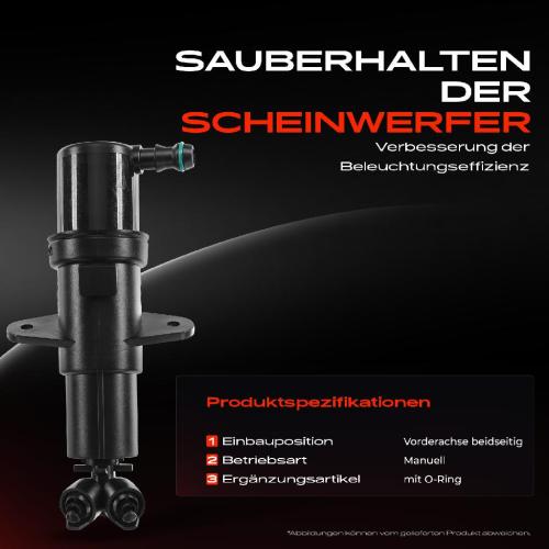 1x Scheinwerferreinigung Waschwasserdüse Vorderachse für BMW 7er E65 E66 E67 2001-2005 Bild 1x Scheinwerferreinigung Waschwasserdüse Vorderachse für BMW 7er E65 E66 E67 2001-2005