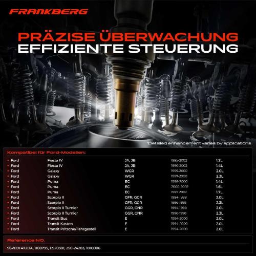 Frankberg 1x Lambdasonde Regelsonde Vor Katalysator für Ford Fiesta IV Galaxy Puma Scorpio II Turnier Transit Bus Bild Frankberg 1x Lambdasonde Regelsonde Vor Katalysator für Ford Fiesta IV Galaxy Puma Scorpio II Turnier Transit Bus