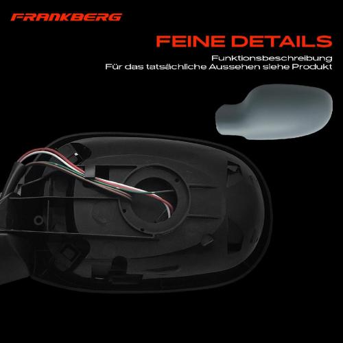 Frankberg 1x Außenspiegel Links für Renault CabrioletBA0/1 EA0/1 DA0/1 KA0/1 LA0/1 1995-2008 Bild Frankberg 1x Außenspiegel Links für Renault CabrioletBA0/1 EA0/1 DA0/1 KA0/1 LA0/1 1995-2008