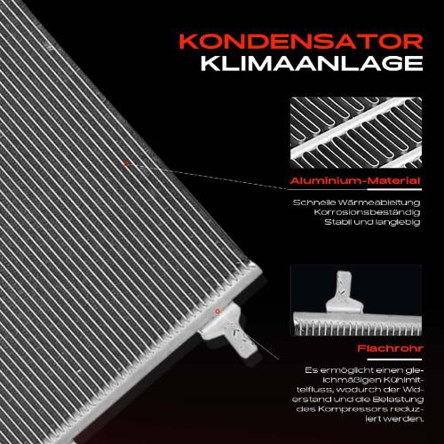Frankberg 1x Kondensator Klimaanlage für Volvo S60 II V60 I V70 III XC60 I S60 S80 V60 XC60 Bild Frankberg 1x Kondensator Klimaanlage für Volvo S60 II V60 I V70 III XC60 I S60 S80 V60 XC60
