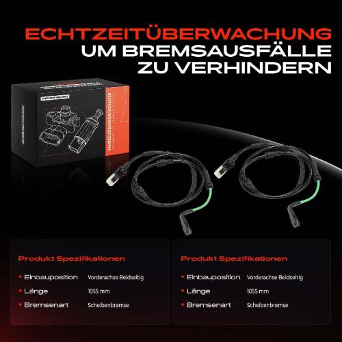 2x Warnkontakt Bremsbelagverschleiß Vorne für Land Rover Discovery Sport L550 Range Rover Evoque L551 Bild 2x Warnkontakt Bremsbelagverschleiß Vorne für Land Rover Discovery Sport L550 Range Rover Evoque L551