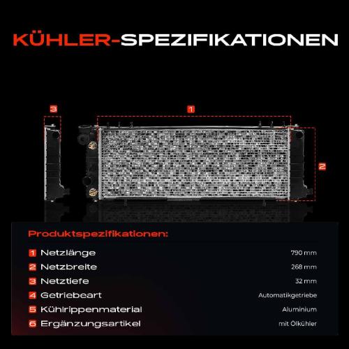 1x Kühler Wasserkühler Motorkühler für Jeep Cherokee XJ 2.5L 4.0L Bild 1x Kühler Wasserkühler Motorkühler für Jeep Cherokee XJ 2.5L 4.0L