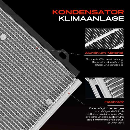 Frankberg 1x Kondensator Klimaanlage für Mercedes-Benz C-Klasse W202 S202 Bild Frankberg 1x Kondensator Klimaanlage für Mercedes-Benz C-Klasse W202 S202