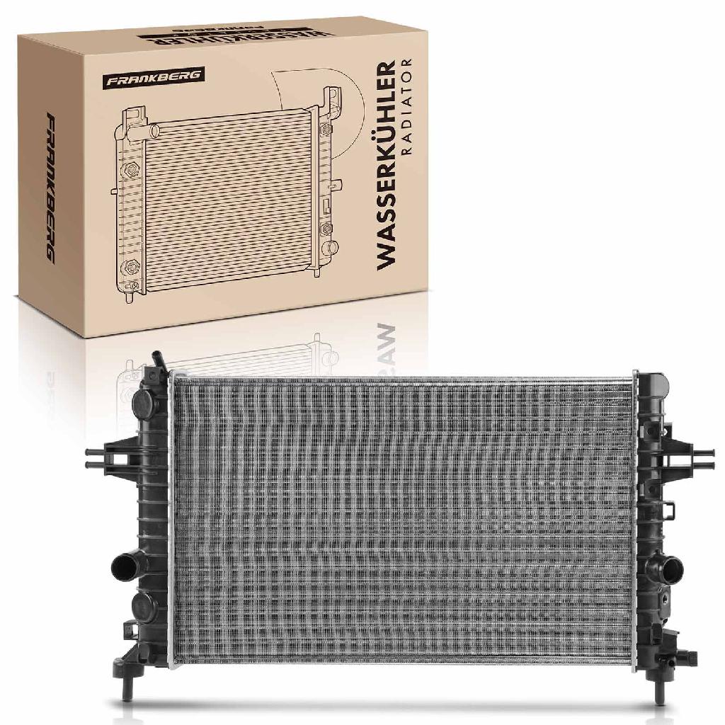 Frankberg 1x Kühler Wasserkühler Motorkühler für Opel Astra H Caravan GTC Kasten/Kombi A04 L35 L70