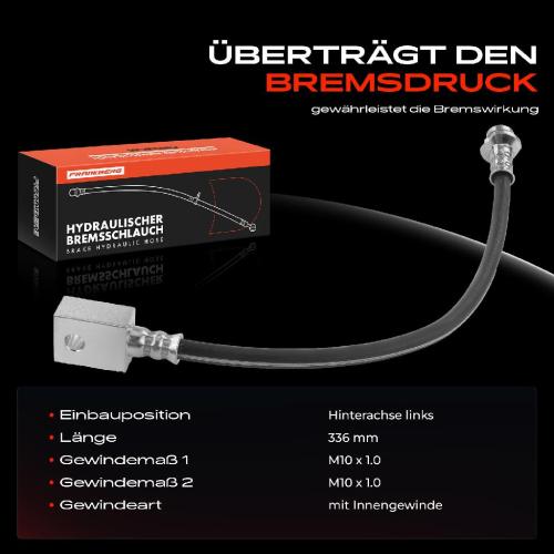 Frankberg 1x Bremsschlauch Bremsschl uche Hinterachse Links f r Nissan 350 Coupe/Roadster Z33 3.5L Bild Frankberg 1x Bremsschlauch Bremsschl uche Hinterachse Links f r Nissan 350 Coupe/Roadster Z33 3.5L