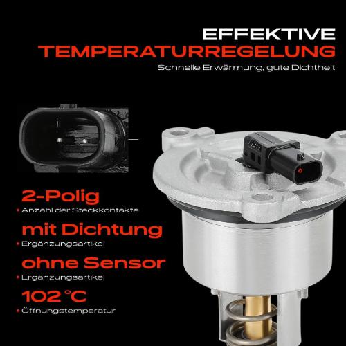 1x Thermostat Kühlmittel für Porsche 718 Boxster Cayman 982 911 Cabriolet Boxster Bild 1x Thermostat Kühlmittel für Porsche 718 Boxster Cayman 982 911 Cabriolet Boxster