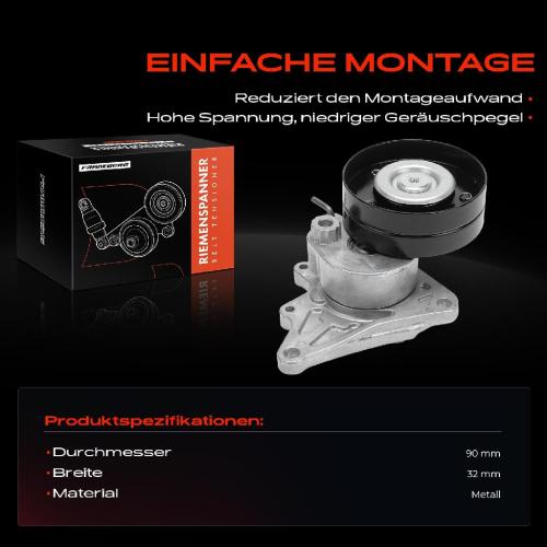 1x Spannrolle Riemenspanner für Mercedes-Benz W463 W211 R230 C215 C219 S211 5.4L Bild 1x Spannrolle Riemenspanner für Mercedes-Benz W463 W211 R230 C215 C219 S211 5.4L