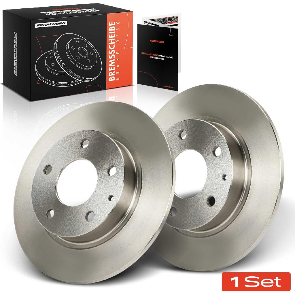 Frankberg 2x Bremsscheiben Hinterachse f r Mazda 3 Schr gheck Stufenheck CX-3 CX-30 Bj ab 2003