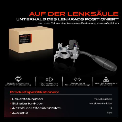 1x Kombischalter Lenkstockschalter für Mercedes-Benz W203 CL203 S203 C209 A209 Bild 1x Kombischalter Lenkstockschalter für Mercedes-Benz W203 CL203 S203 C209 A209