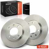 Frankberg 2x Bremsscheiben Hinterachse für Peugeot 106 II 206 CC Schrägheck Stufenheck SW 306 Cabriolet