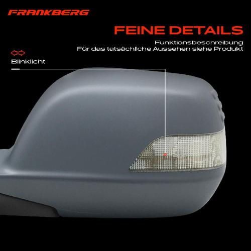 Frankberg 1x Außenspiegel Links für Honda CR-V III RE 2.0L 2.2L 2006-2012 Bild Frankberg 1x Außenspiegel Links für Honda CR-V III RE 2.0L 2.2L 2006-2012