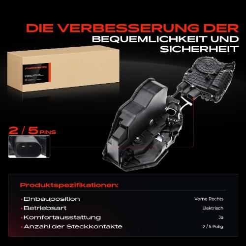 1x Türschloss Vorne Rechts für BMW X5 E70 X6 E71 E72 3.0L 4.4L 4.8L 2006-2014 Bild 1x Türschloss Vorne Rechts für BMW X5 E70 X6 E71 E72 3.0L 4.4L 4.8L 2006-2014