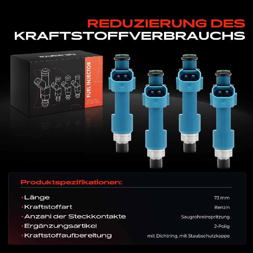 4x Einspritzventil Einspritzdüse für Mazda 2 DE DH 1.5L 2007-2015