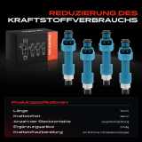 4x Einspritzventil Einspritzdüse für Mazda 2 DE DH 1.5L 2007-2015