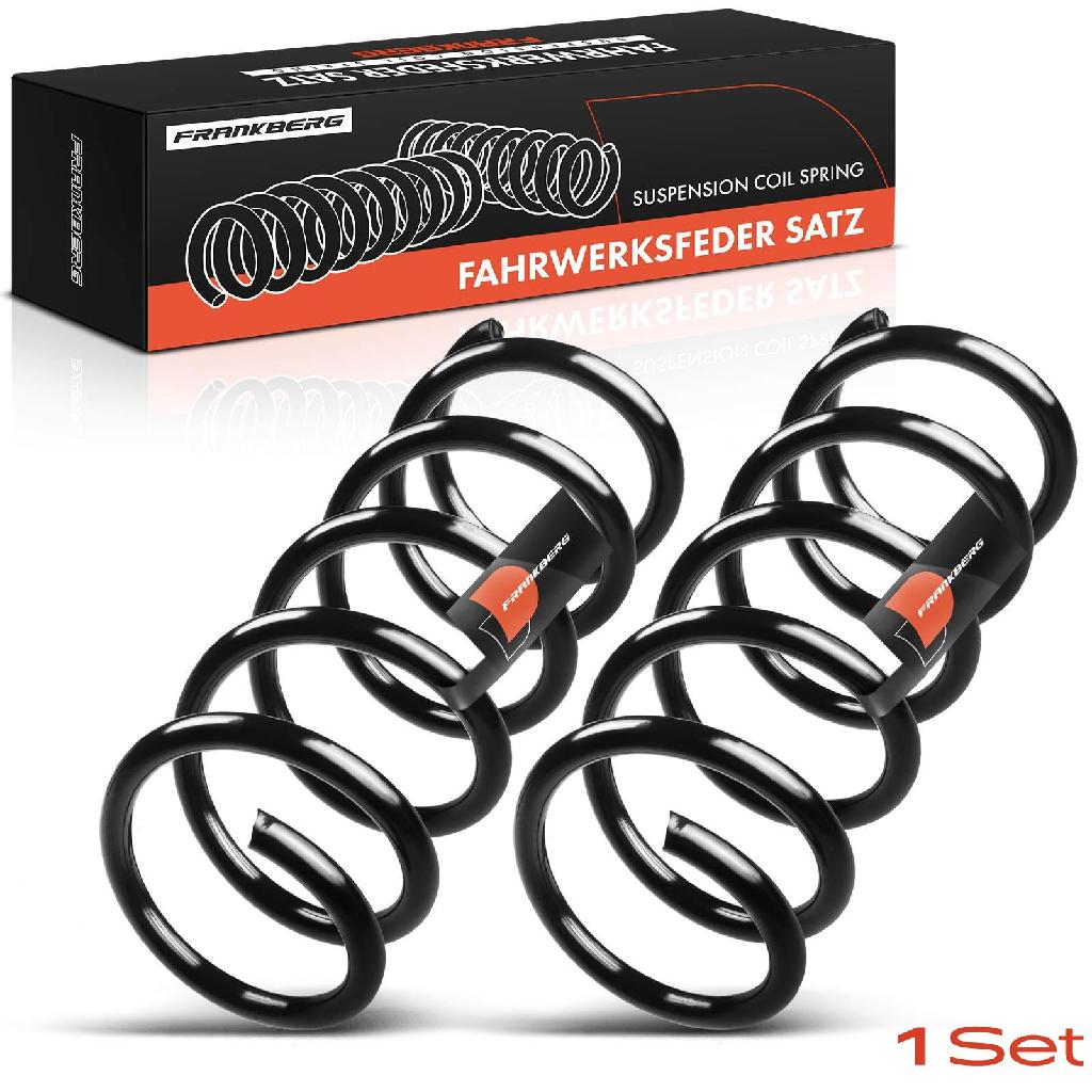 Frankberg 2x Fahrwerksfeder Hinterachse für Fiat Panda 169 1.1L 1.2L 2003-2015