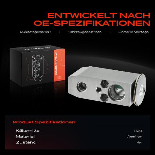 1x Expansionsventil Klimaanlage für Mazda 3 Stufenheck BK 5 CR19 CW 2003-2009 Bild 1x Expansionsventil Klimaanlage für Mazda 3 Stufenheck BK 5 CR19 CW 2003-2009